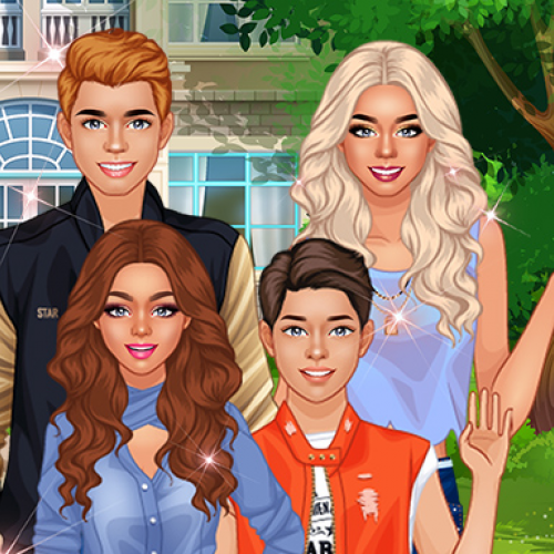 Superstar Family Dress Up Game