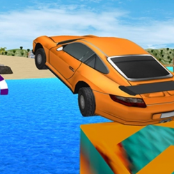 Water surfing Car Game